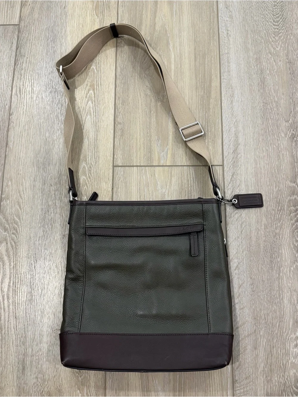 Coach Olive Green Camden Crossbody
